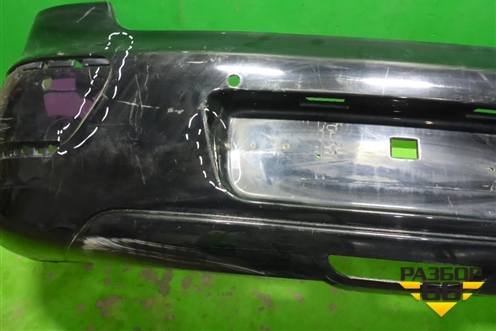 Бампер задний (под парктроник) (967688967A) для Peugeot 408 с 2012г