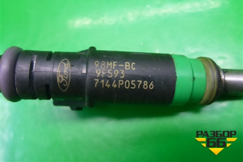 Форсунка инжекторная электрическая (1.4л FXJA) (98MFBC9F593) для Ford Fusion с 2002г