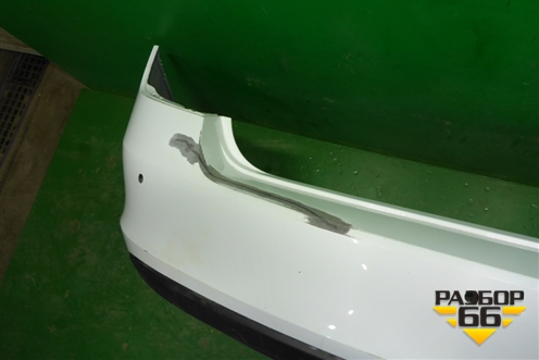 Бампер задний (под парктроник) (60U807421B) для Skoda Rapid с 2013г