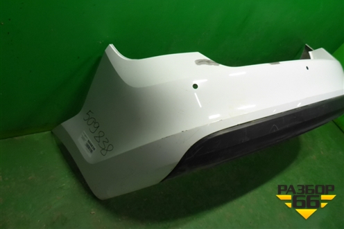 Бампер задний (под парктроник) (60U807421B) для Skoda Rapid с 2013г