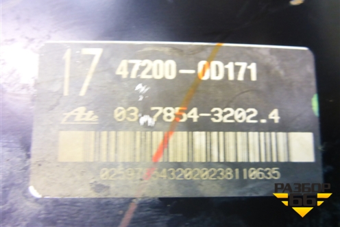 Усилитель тормозов вакуумный (472000D171) для Toyota Yaris с 2005-2011г