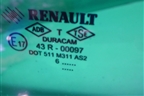Стекло двери задней правой (8200676272) для Renault Clio с 2005-2012г