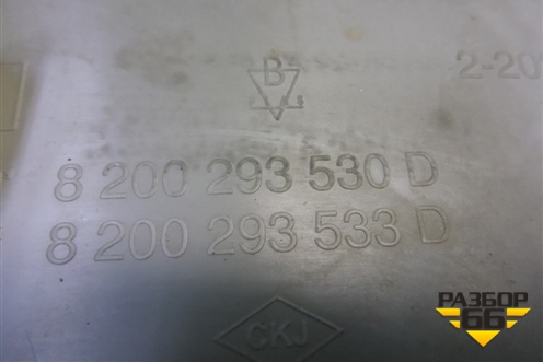 Обшивка двери передней правой под электрику (8200293530) для Renault Clio с 2005-2012г