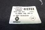 Покрытие напольное (в багажник за сидениями) (8200294627) для Renault Clio с 2005-2012г