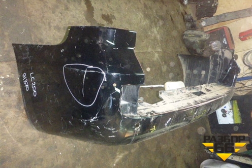 Бампер задний (до 2015г под парктроник) (5215960260) для Toyota Land Cruiser (200) с 2008г