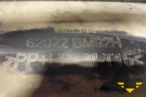 Бампер передний (до 2017г под парктроник) (62022BM92H) для Nissan Qashqai (J11E) с 2013г (Кашкай)