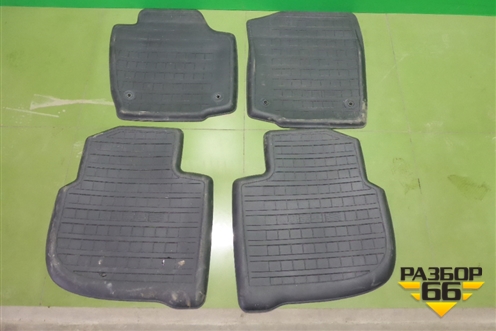 Ковры салона для Skoda Rapid с 2013г