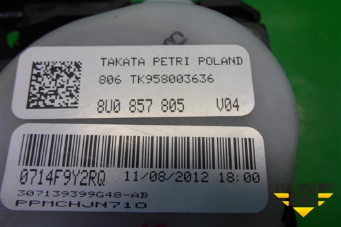 Ремень безопасности задний правый (8U0857805) для Audi Q3 с 2011-2018г