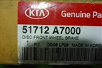 Диск тормозной передний вентилируемый (новый) (51712A7000) для Kia Cerato с 2013г
