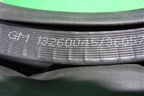 Уплотнитель двери (задней левой хетчбэк) (13260045) для Opel Astra J с 2009г