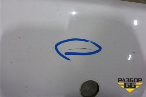 Бампер задний (крашеный под парктроник) (2K0807417E7G9) для Volkswagen Caddy с 2004-2016г