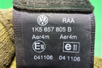 Ремень безопасности задний левый (1K5857805B) для Volkswagen Jetta с 2005-2011г