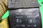 Ремень безопасности задний правый (1K5857806B) для Volkswagen Jetta с 2005-2011г