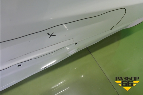 Дверь задняя правая (H21004EAMA) для Nissan Qashqai (J11E) с 2013г