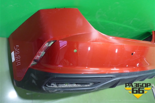 Бампер задний (после 2020г под парктроник) (86611H5500) для Hyundai Solaris с 2017г (Солярис)