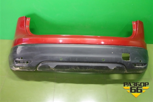 Бампер задний (до 2017г под парктроник) (850224EA0H) для Nissan Qashqai (J11E) с 2013г