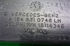 Воздуховод отопителя (верхний левый) (A1648310746) для Mercedes Benz ML-Klass W164 c 2005-2011г