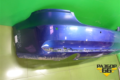 Бампер задний (после 2015г под парктроник) (6RU807421D) для Volkswagen Polo (седан) с 2010г
