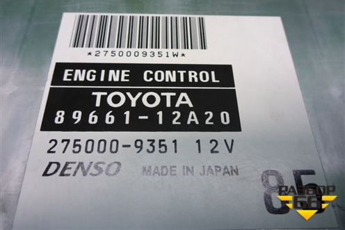 Блок управления двигателем (комплект 1.6л 3ZZ-FE) (8966112A20) для Toyota Corolla (E12) с 2001-2007г