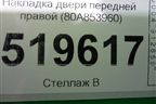 Накладка двери передней правой (80A853960) для Audi Q5 с 2017г