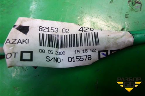 Проводка двери задней правой (мех.стеклоподъёмник) (8215302420) для Toyota Auris с 2006-2012г