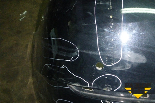 Бампер задний (до 2013г седан под парктроник) (51127331593) для BMW 5-серия F10/F11 с 2009-2016г