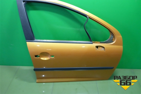 Дверь передняя правая (5-ти дверный кузов) для Peugeot 207 с 2006-2015г