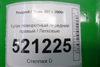 Кулак поворотный передний правый для Peugeot 207 с 2006-2015г