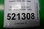 Петля капота левая (9650867080) для Peugeot 207 с 2006-2015г