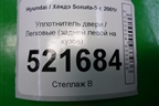 Уплотнитель двери (задней левой на кузов) для Hyundai Sonata-5 с 2001г
