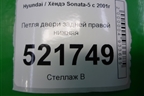 Петля двери задней правой нижняя для Hyundai Sonata-5 с 2001г