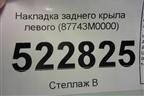 Накладка заднего крыла левого (87743M0000) для Hyundai Creta с 2016г