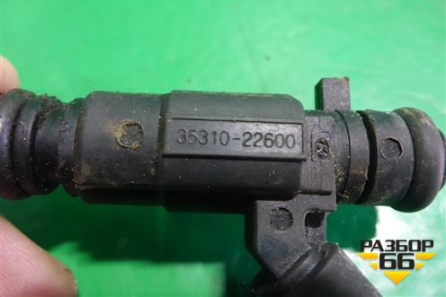 Форсунка инжекторная электрическая (1.5л G4EC) (3531022600) для Hyundai Aсcent с 2000г