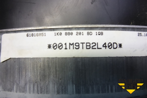 Подушка безопасности в рулевое колесо (1K0880201BD) для Volkswagen Jetta с 2005-2011г