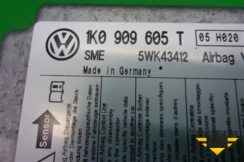 Блок управления AIR BAG (1K0909605T) для Volkswagen Jetta с 2005-2011г