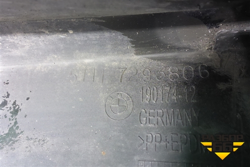 Бампер передний (под парктроник и омыватели) (51117293806) для BMW 3-серия F34 GT с 2012г