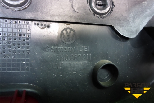 Обшивка двери задней левой под электрику (5N0867211) для Volkswagen Tiguan с 2011-2016г