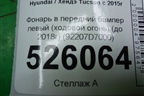 Фонарь в передний бампер левый ходовой огонь (до 2018г) (92207D7000) для Hyundai Tucson с 2015-2022г
