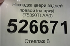 Накладка двери задней правой (на арку) (75390TLAA0) для Honda CR-V с 2017г