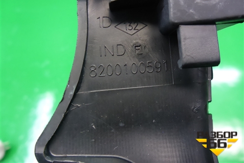 Молдинг лобового стекла правый (нижний) (8200100591) для Renault Megane 2 с 2002-2009г