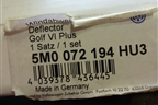 Ветровики (задние новые) (5M0072194HU3) для Volkswagen Golf V Plus с 2005-2014г