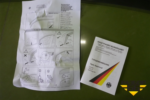 Ветровики (передние новые) (5M0072193HU3) для Volkswagen Golf V Plus с 2005-2014г