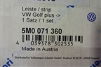 Накладка двери багажника (новая) (5M0071360) для Volkswagen Golf V Plus с 2005-2014г