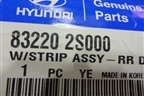 Уплотнитель стекла двери задней правой (новый) (832202S000) для Hyundai ix 35 с 2010г