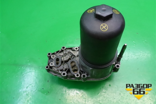 Корпус масляного фильтра (2.7л 276DT) (4R8Q6C711DA) для Land Rover Discovery 3 с 2004-2009г
