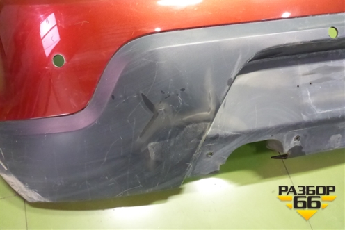Бампер задний (StepWay под парктроник) (8200735456) для Renault Sandero с 2009-2014г