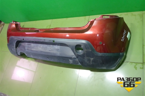 Бампер задний (StepWay под парктроник) (8200735456) для Renault Sandero с 2009-2014г