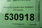 Решетка радиатора правая (7316076) для BMW X5 F15 с 2013г