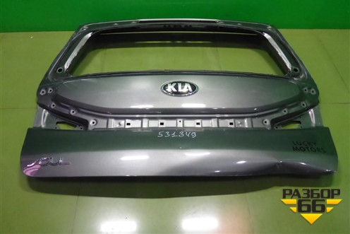 Дверь багажника без стекла (72800K0000) для Kia Soul с 2019-2024г