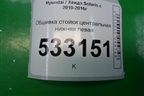 Обшивка стойки центральная нижняя левая (858351R000) для Hyundai Solaris с 2010-2016г